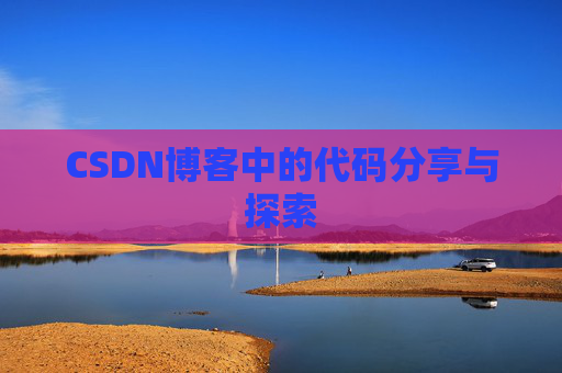 CSDN博客中的代码分享与探索